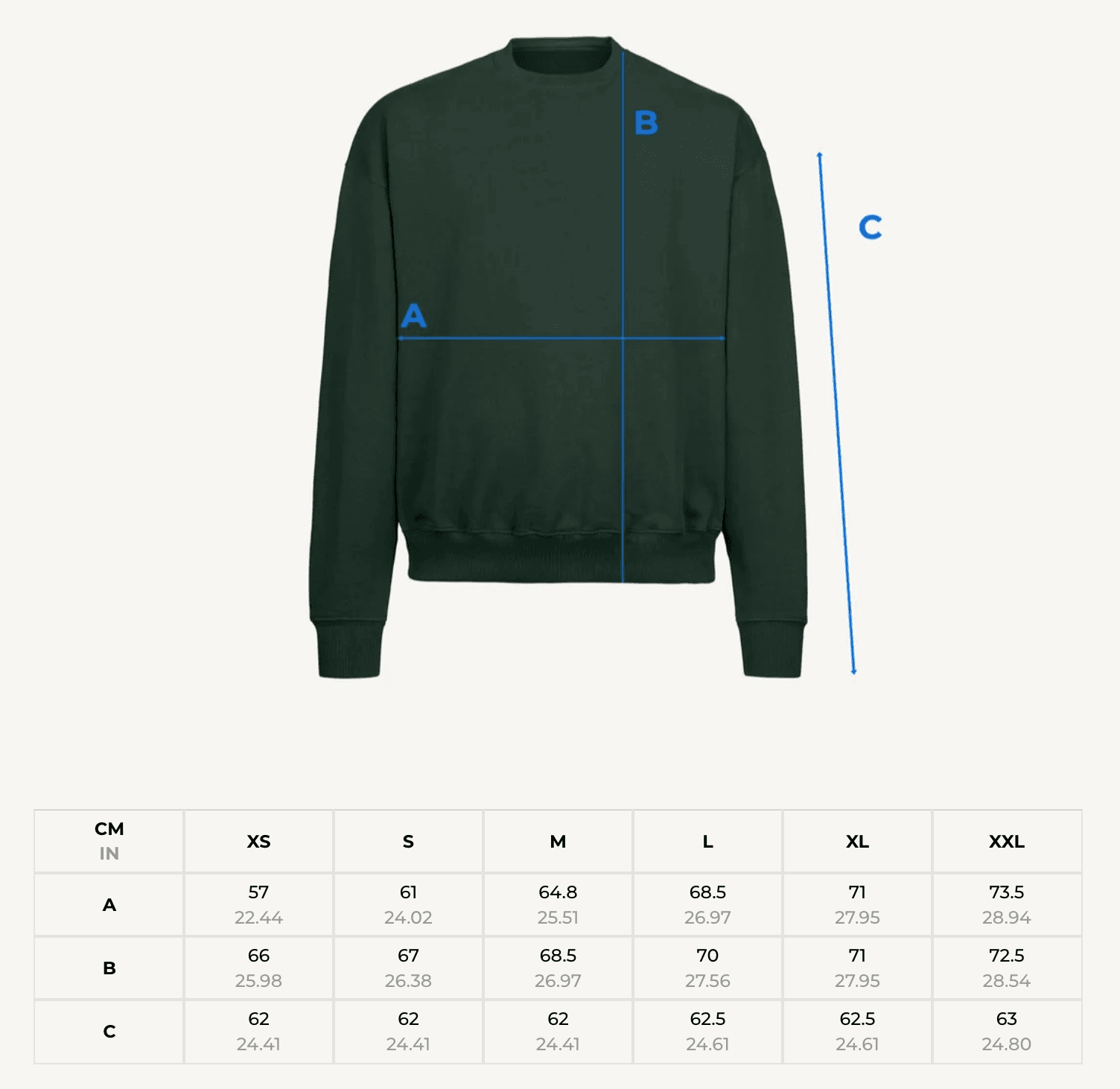 Oversized Crewneck Sweater Layout - Edição Limitada Aniversário 2025