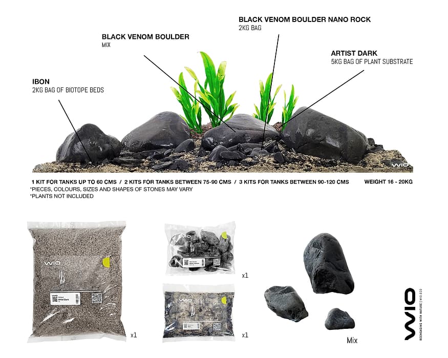 Hardscape River KIT Ibon Biotope